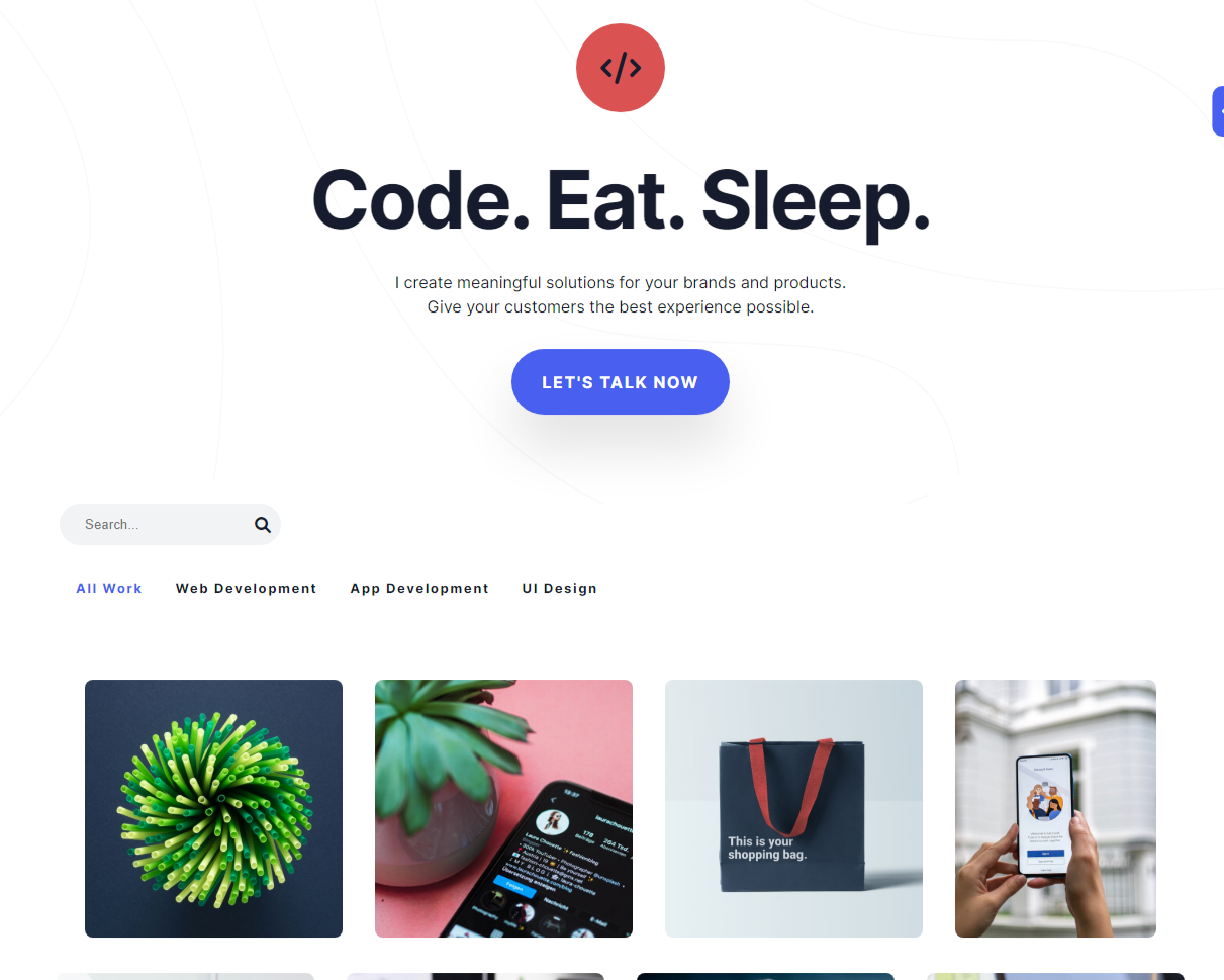 Responsive JS Website